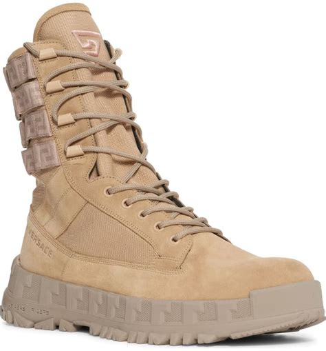 versace combat boot.